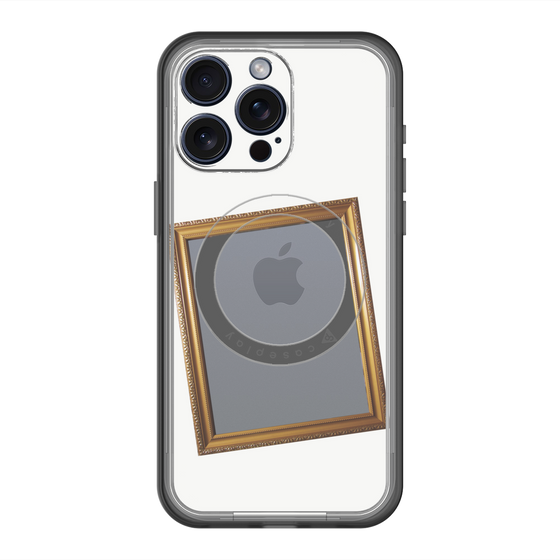 スリムプロテクションプレミアムケース with MagSafe［ Photo Frame - White ］