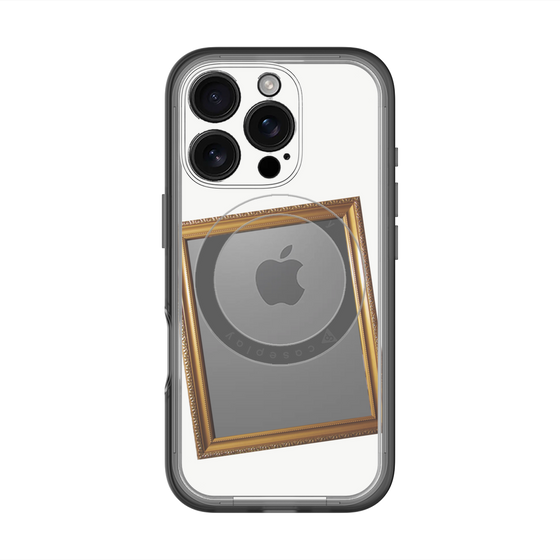 スリムプロテクションプレミアムケース with MagSafe［ Photo Frame - White ］