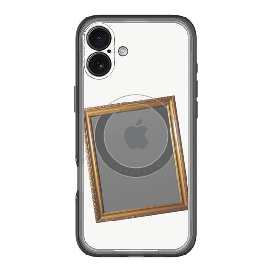 スリムプロテクションプレミアムケース with MagSafe［ Photo Frame - White ］