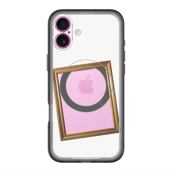 スリムプロテクションプレミアムケース with MagSafe［ Photo Frame - White ］