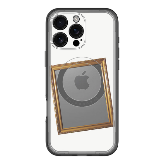 スリムプロテクションプレミアムケース with MagSafe［ Photo Frame - White ］