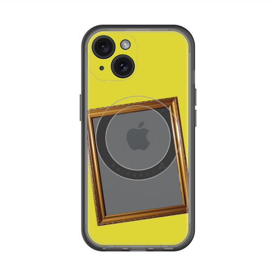スリムプロテクションプレミアムケース with MagSafe［ Photo Frame - Yellow ］