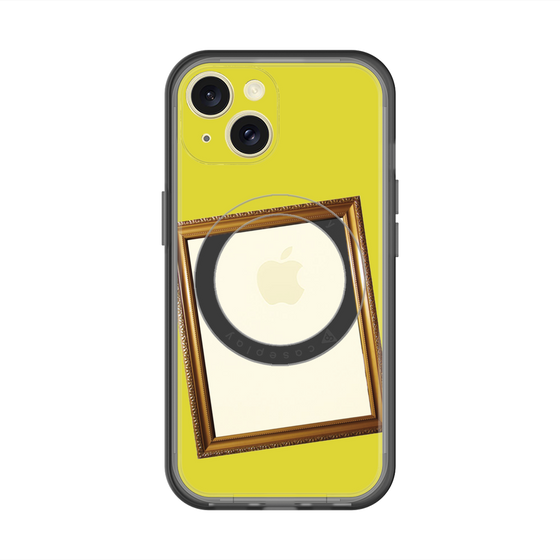 スリムプロテクションプレミアムケース with MagSafe［ Photo Frame - Yellow ］