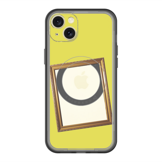 スリムプロテクションプレミアムケース with MagSafe［ Photo Frame - Yellow ］