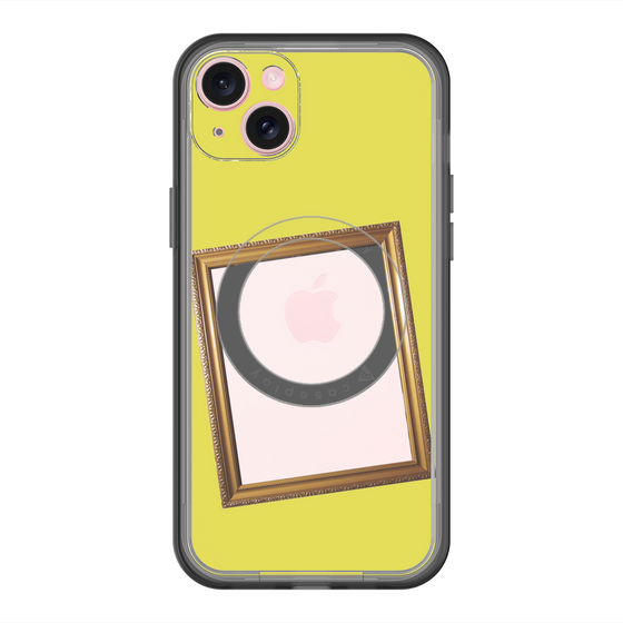 スリムプロテクションプレミアムケース with MagSafe［ Photo Frame - Yellow ］