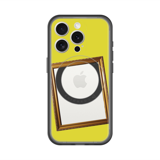 スリムプロテクションプレミアムケース with MagSafe［ Photo Frame - Yellow ］