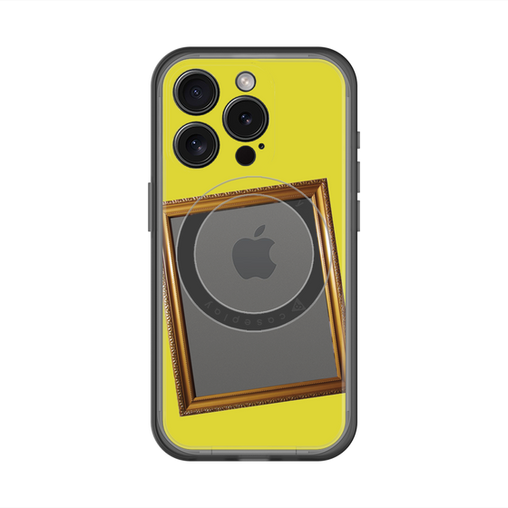 スリムプロテクションプレミアムケース with MagSafe［ Photo Frame - Yellow ］