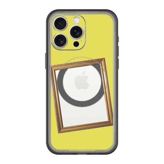 スリムプロテクションプレミアムケース with MagSafe［ Photo Frame - Yellow ］
