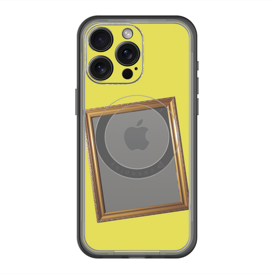 スリムプロテクションプレミアムケース with MagSafe［ Photo Frame - Yellow ］