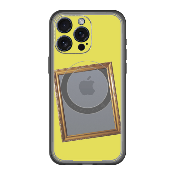 スリムプロテクションプレミアムケース with MagSafe［ Photo Frame - Yellow ］