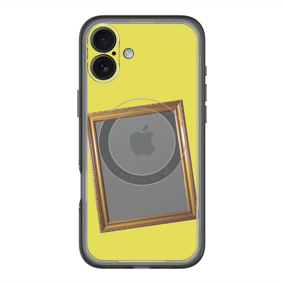 スリムプロテクションプレミアムケース with MagSafe［ Photo Frame - Yellow ］