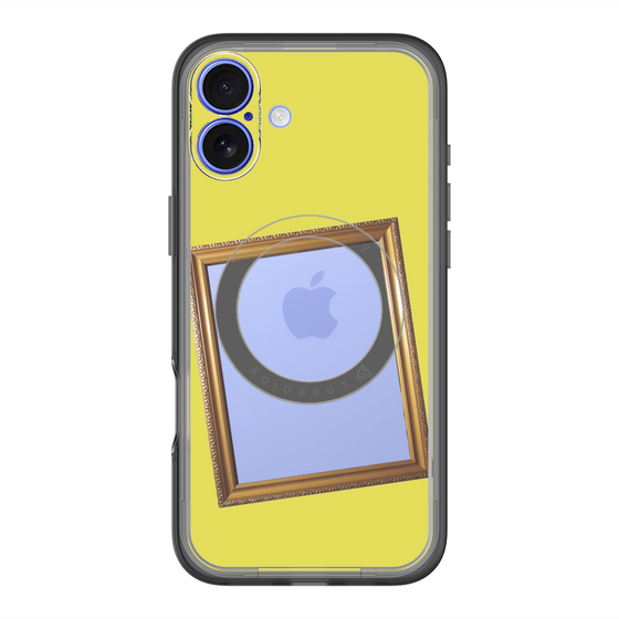 スリムプロテクションプレミアムケース with MagSafe［ Photo Frame - Yellow ］