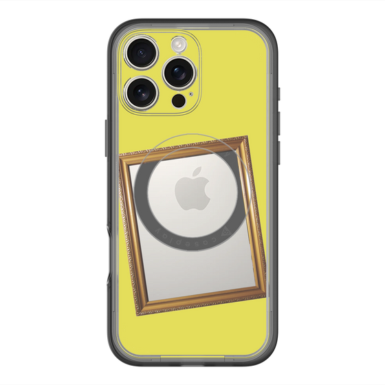 スリムプロテクションプレミアムケース with MagSafe［ Photo Frame - Yellow ］