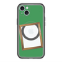 スリムプロテクションプレミアムケース with MagSafe［ Photo Frame - Green ］
