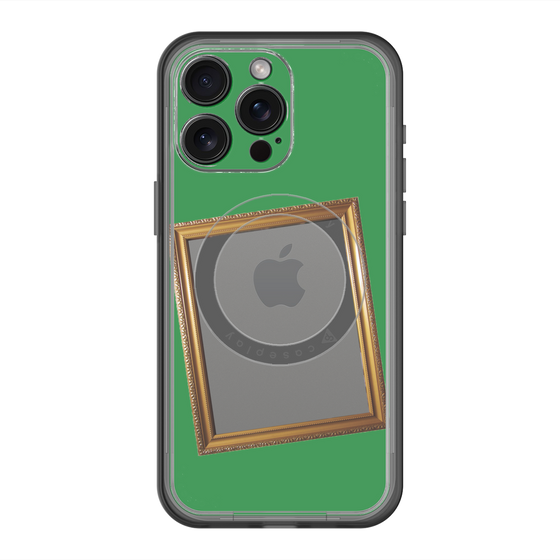スリムプロテクションプレミアムケース with MagSafe［ Photo Frame - Green ］