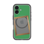 スリムプロテクションプレミアムケース with MagSafe［ Photo Frame - Green ］