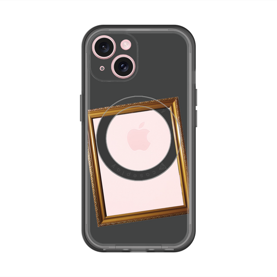 スリムプロテクションプレミアムケース with MagSafe［ Photo Frame - Gray ］