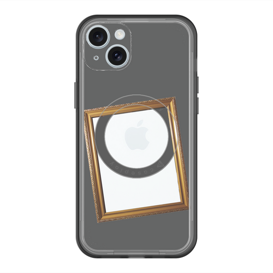 スリムプロテクションプレミアムケース with MagSafe［ Photo Frame - Gray ］