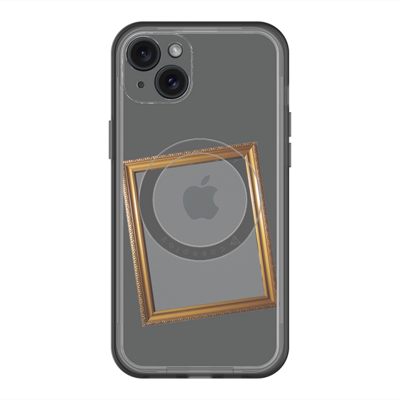 スリムプロテクションプレミアムケース with MagSafe［ Photo Frame - Gray ］