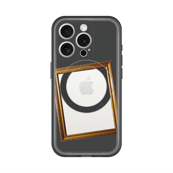 スリムプロテクションプレミアムケース with MagSafe［ Photo Frame - Gray ］