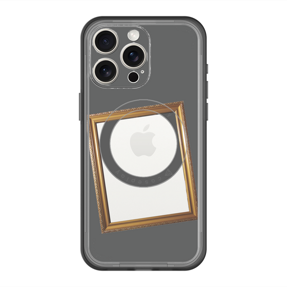 スリムプロテクションプレミアムケース with MagSafe［ Photo Frame - Gray ］