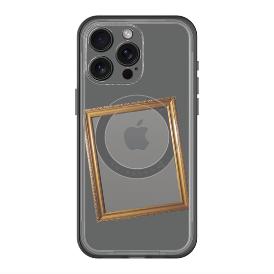 スリムプロテクションプレミアムケース with MagSafe［ Photo Frame - Gray ］