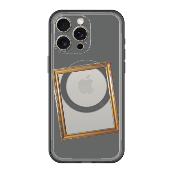 スリムプロテクションプレミアムケース with MagSafe［ Photo Frame - Gray ］