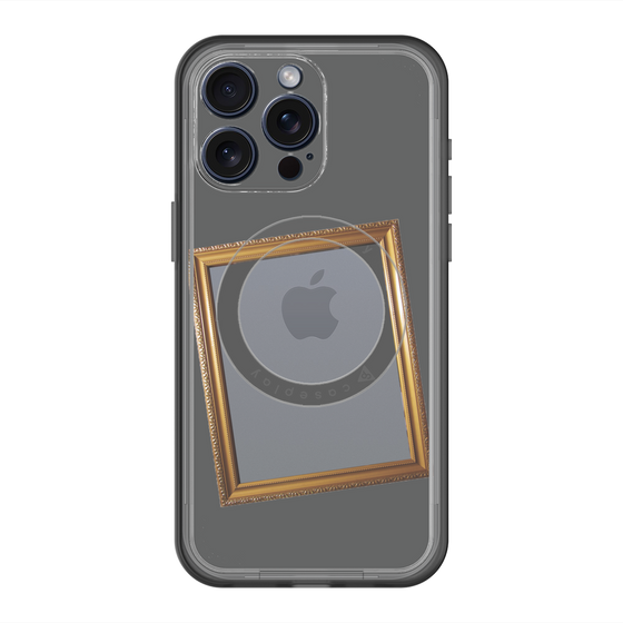スリムプロテクションプレミアムケース with MagSafe［ Photo Frame - Gray ］