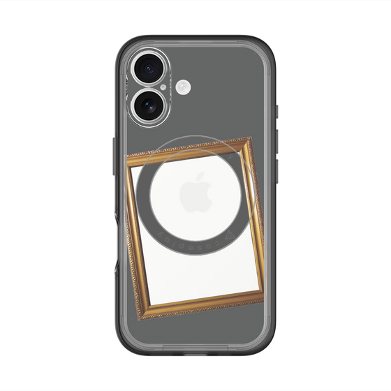 スリムプロテクションプレミアムケース with MagSafe［ Photo Frame - Gray ］