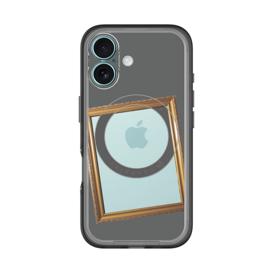 スリムプロテクションプレミアムケース with MagSafe［ Photo Frame - Gray ］