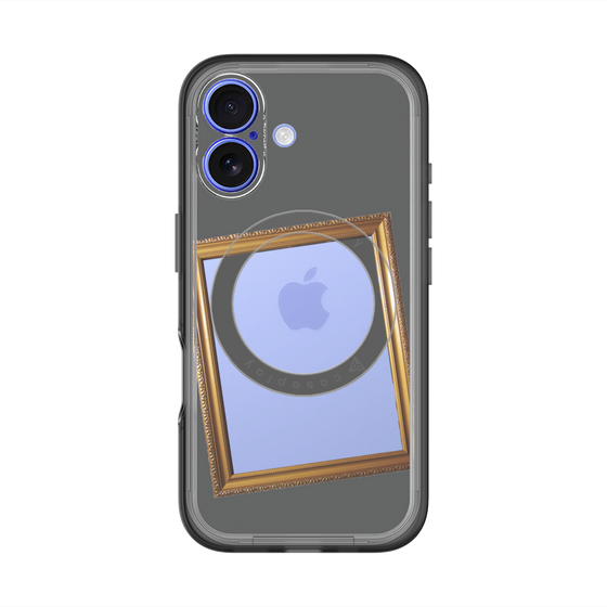 スリムプロテクションプレミアムケース with MagSafe［ Photo Frame - Gray ］