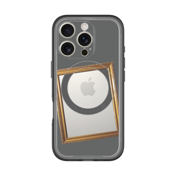 スリムプロテクションプレミアムケース with MagSafe［ Photo Frame - Gray ］