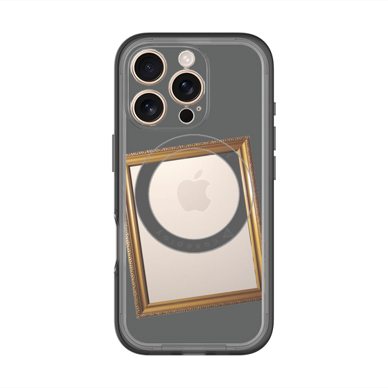 スリムプロテクションプレミアムケース with MagSafe［ Photo Frame - Gray ］