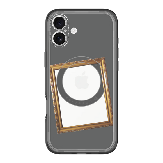 スリムプロテクションプレミアムケース with MagSafe［ Photo Frame - Gray ］
