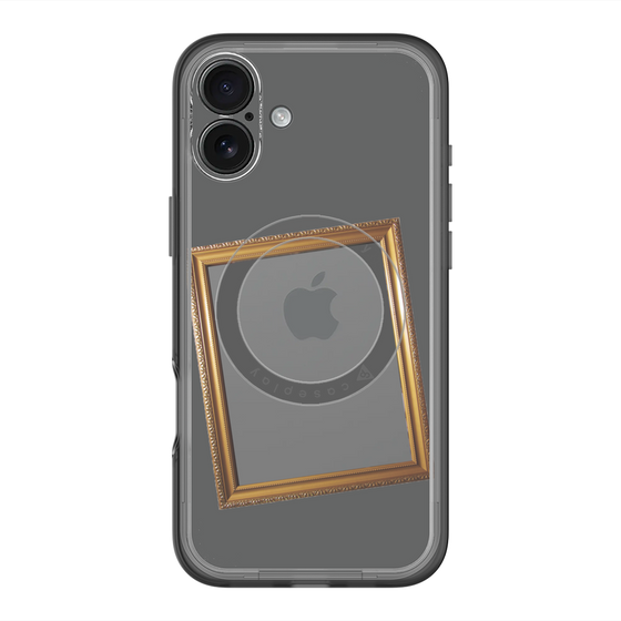 スリムプロテクションプレミアムケース with MagSafe［ Photo Frame - Gray ］
