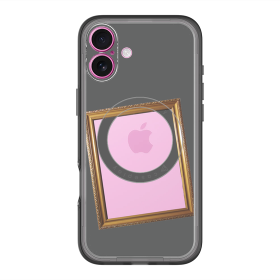 スリムプロテクションプレミアムケース with MagSafe［ Photo Frame - Gray ］