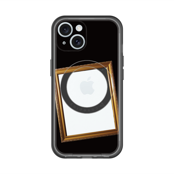 スリムプロテクションプレミアムケース with MagSafe［ Photo Frame - Black ］