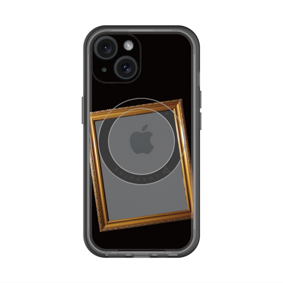 スリムプロテクションプレミアムケース with MagSafe［ Photo Frame - Black ］