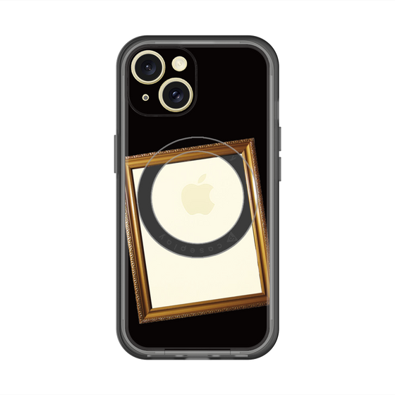 スリムプロテクションプレミアムケース with MagSafe［ Photo Frame - Black ］