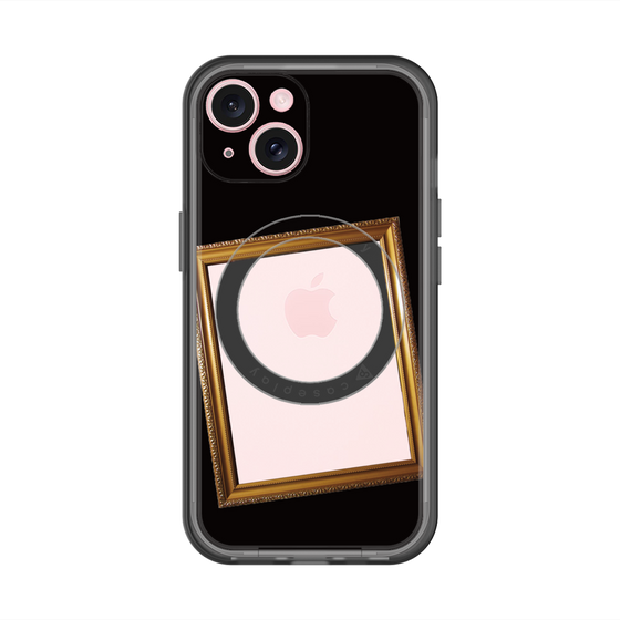 スリムプロテクションプレミアムケース with MagSafe［ Photo Frame - Black ］