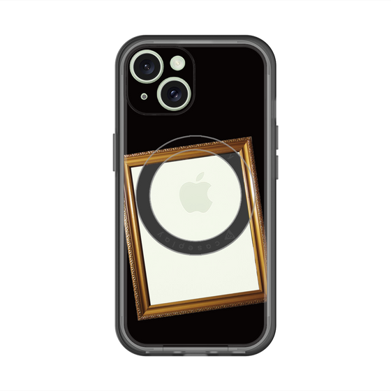スリムプロテクションプレミアムケース with MagSafe［ Photo Frame - Black ］