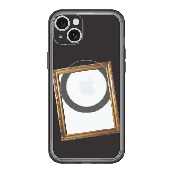 スリムプロテクションプレミアムケース with MagSafe［ Photo Frame - Black ］