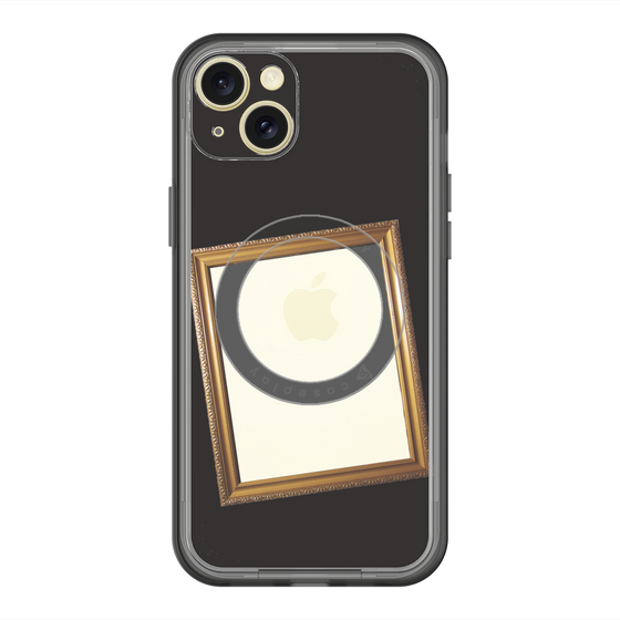 スリムプロテクションプレミアムケース with MagSafe［ Photo Frame - Black ］
