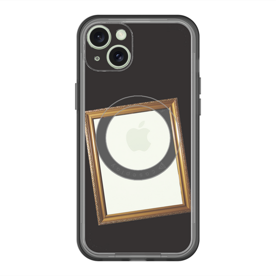 スリムプロテクションプレミアムケース with MagSafe［ Photo Frame - Black ］