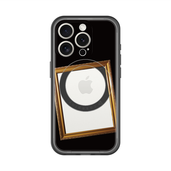 スリムプロテクションプレミアムケース with MagSafe［ Photo Frame - Black ］
