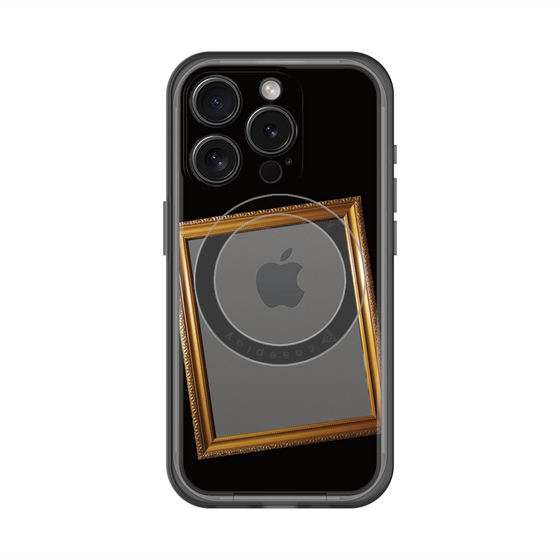 スリムプロテクションプレミアムケース with MagSafe［ Photo Frame - Black ］