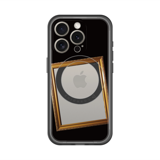 スリムプロテクションプレミアムケース with MagSafe［ Photo Frame - Black ］