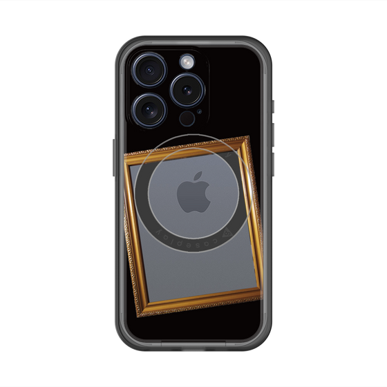 スリムプロテクションプレミアムケース with MagSafe［ Photo Frame - Black ］
