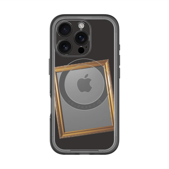 スリムプロテクションプレミアムケース with MagSafe［ Photo Frame - Black ］