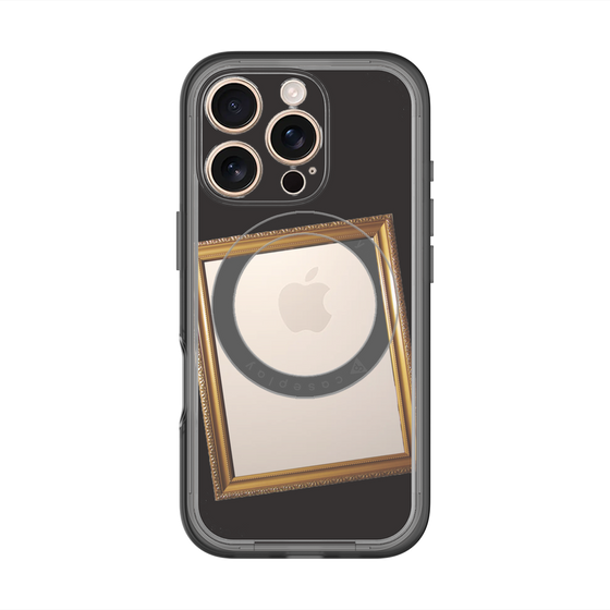 スリムプロテクションプレミアムケース with MagSafe［ Photo Frame - Black ］